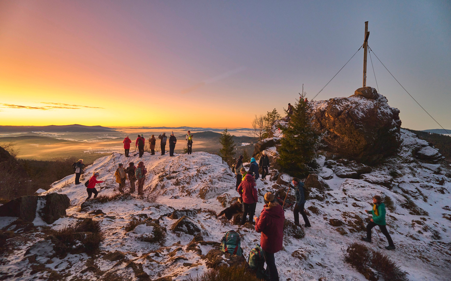 Fünf Tage Winterwandern pur