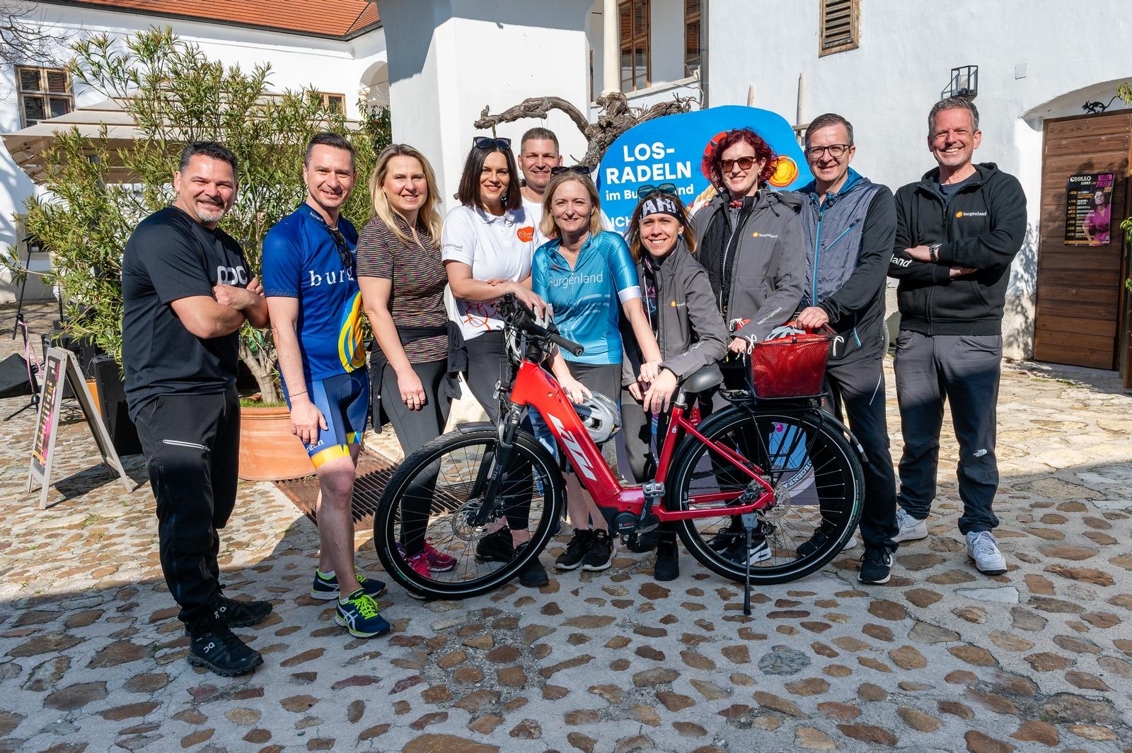 Frühlingshaftes Losradeln: Genussvolle Radveranstaltung im Nordburgenland