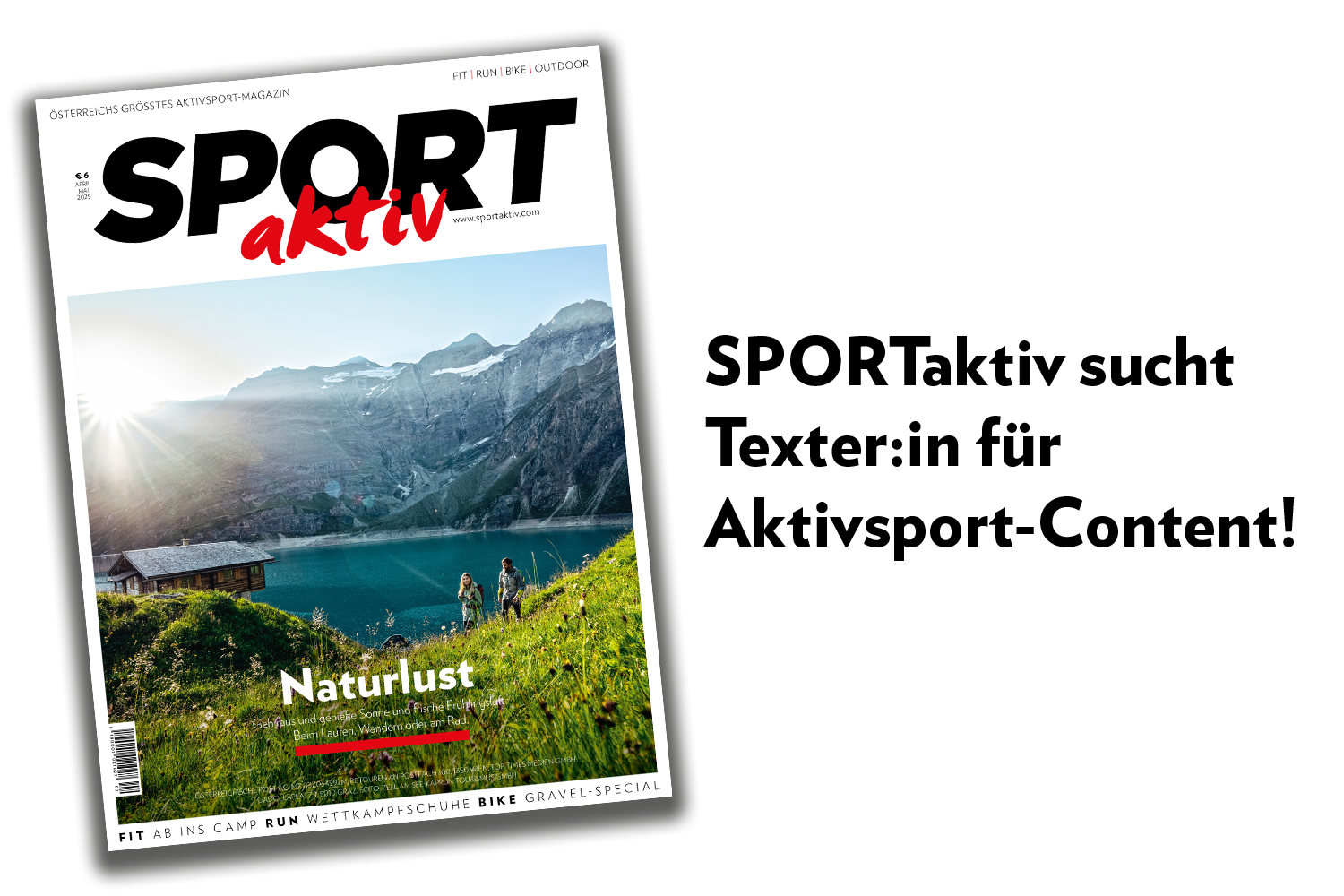 SPORTaktiv sucht Texter:in für Aktivsport-Content!