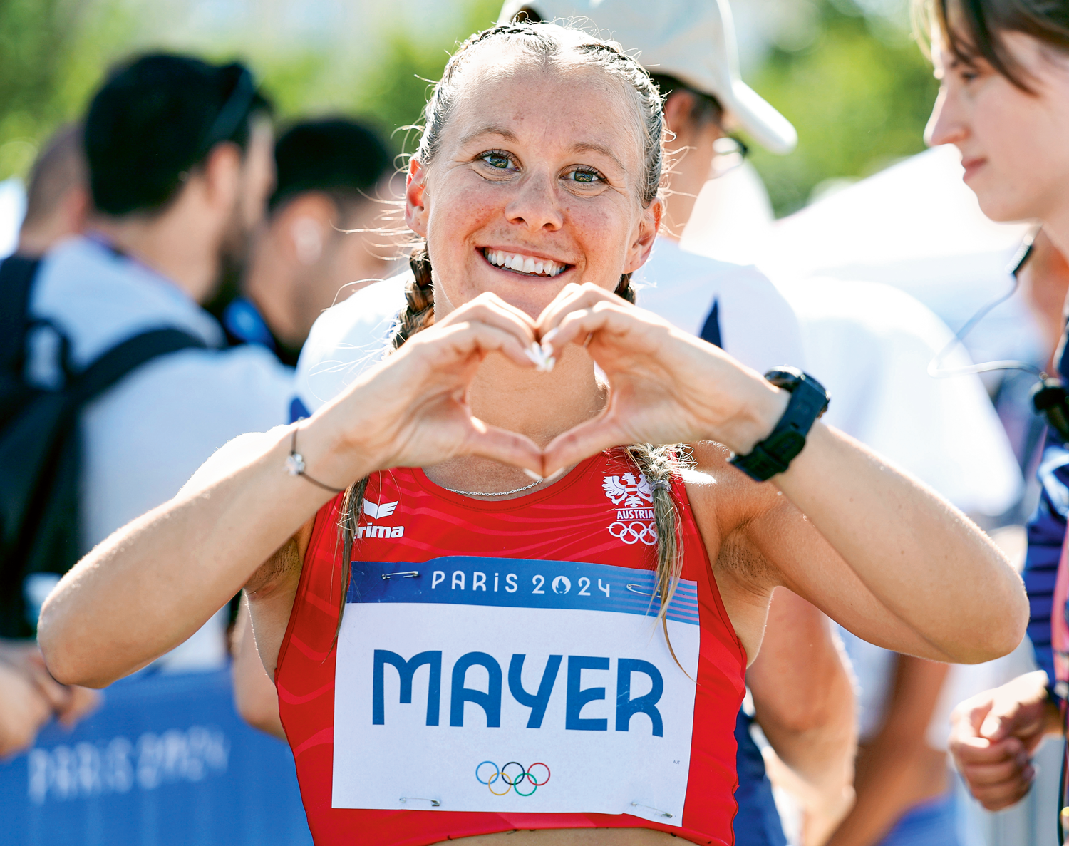 Raus aus deiner Mitte raten Marathon-Rekordlerin Julia Mayer und ihr Coach Vincent Vermeulen