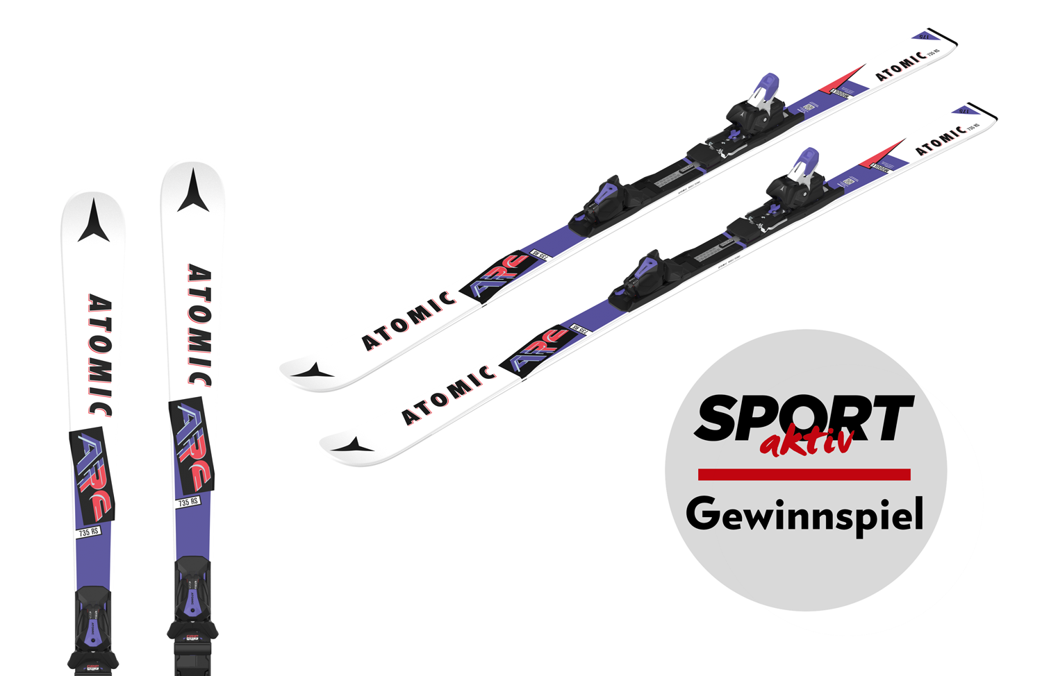 Gewinnspiel: Wir verlosen 1 x 1 Paar X9S RETRO ARC 735 RS + I 12 GW Skier von Atomic