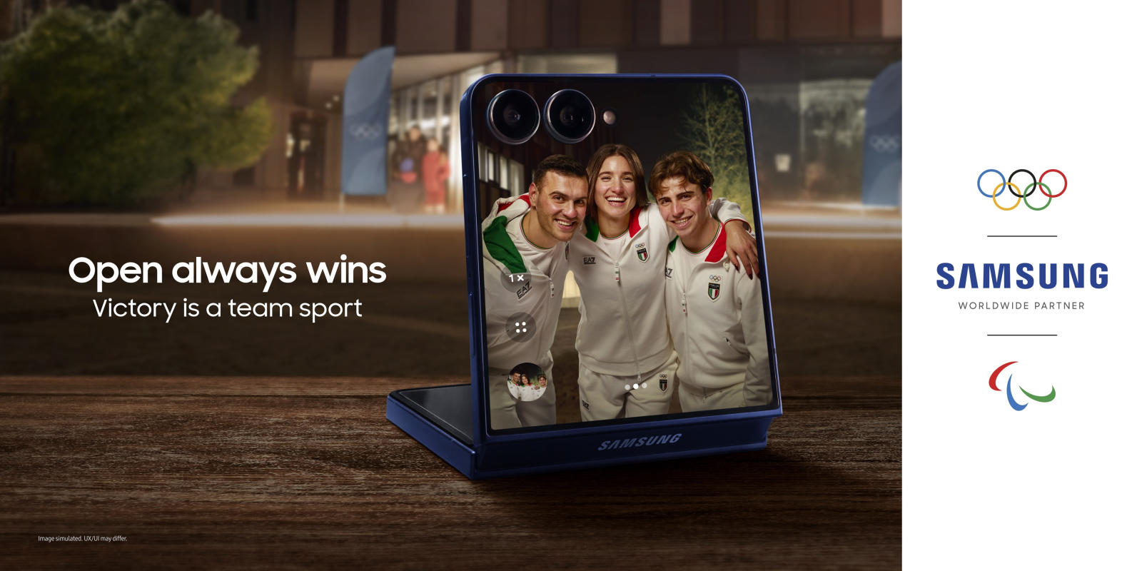 Samsung zählt die Tage bis Milano Cortina 2026 und stellt das neue Team Samsung Galaxy vor