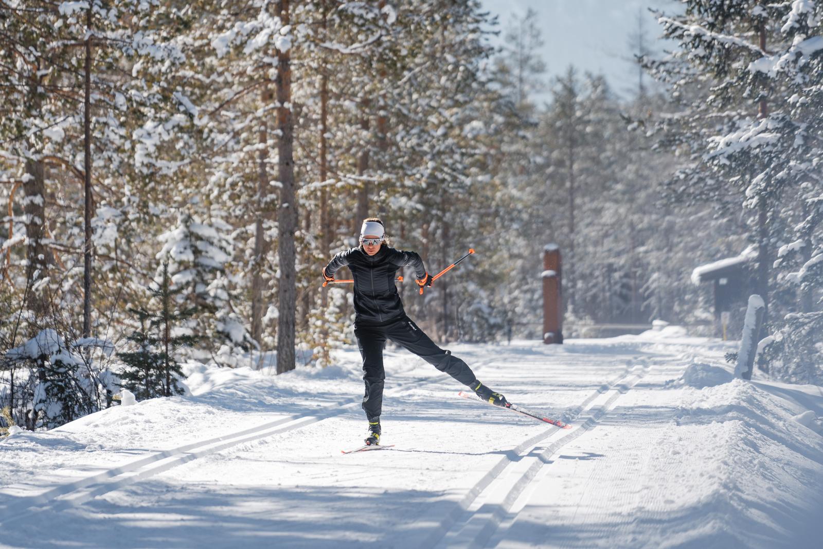 Im Renntempo über die Loipe