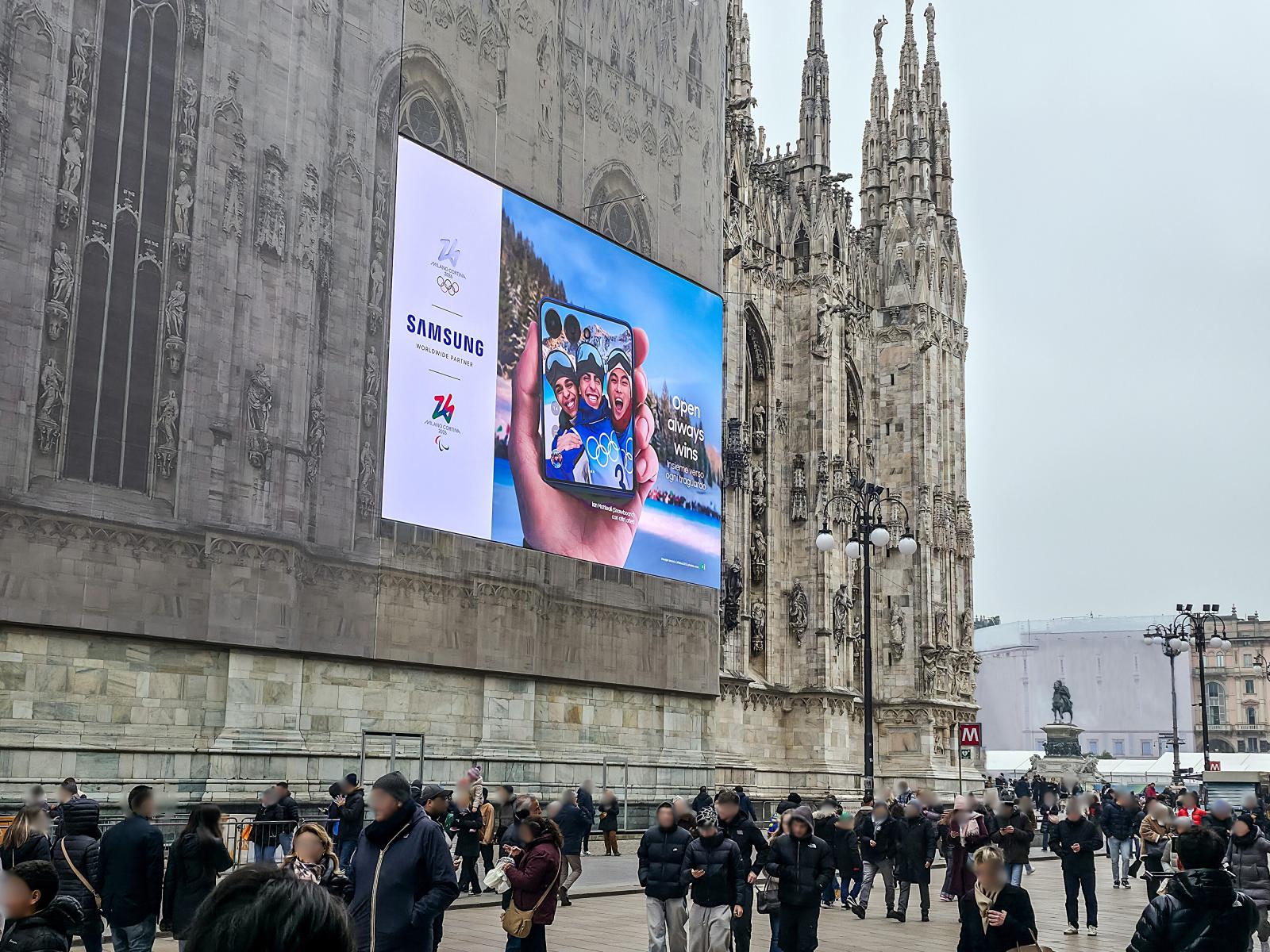 Milano Cortina 2026: Samsung bringt “Open Always Wins”-Olympia-Kampagne in die Gastgeberstadt