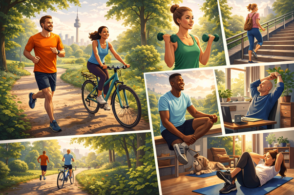 6 Gewohnheiten von Menschen mit täglicher Aktivität