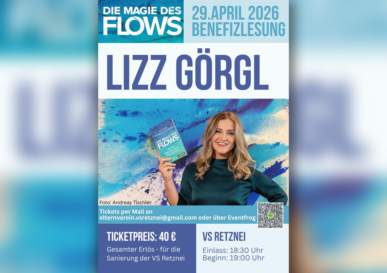 Flow ist keine Magie — es ist Wissenschaft: Benefizlesung mit Ski-Weltcupsiegerin Lizz Görgl für die VS Retznei