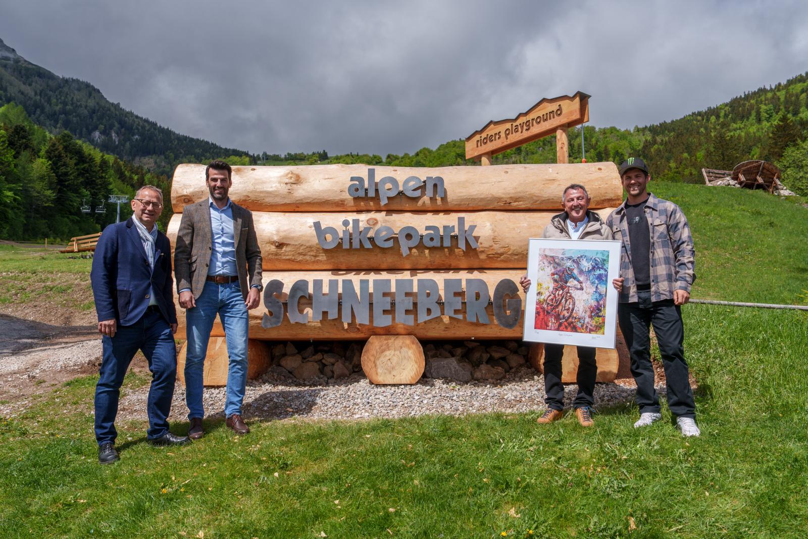 Neuer Alpen Bikepark Schneeberg offiziell eröffnet