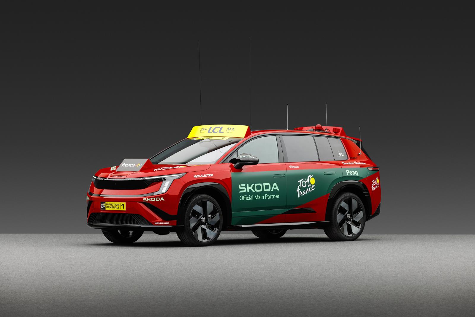 Škoda Auto feiert sein 23-jähriges Jubiläum als Hauptpartner der Tour de France;