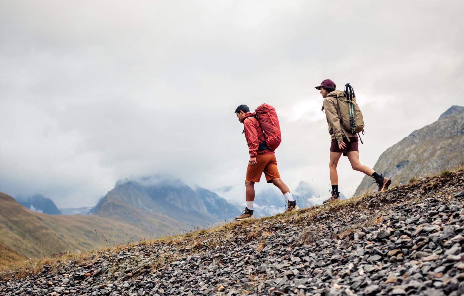 Der Stoff für Wanderschuhe
