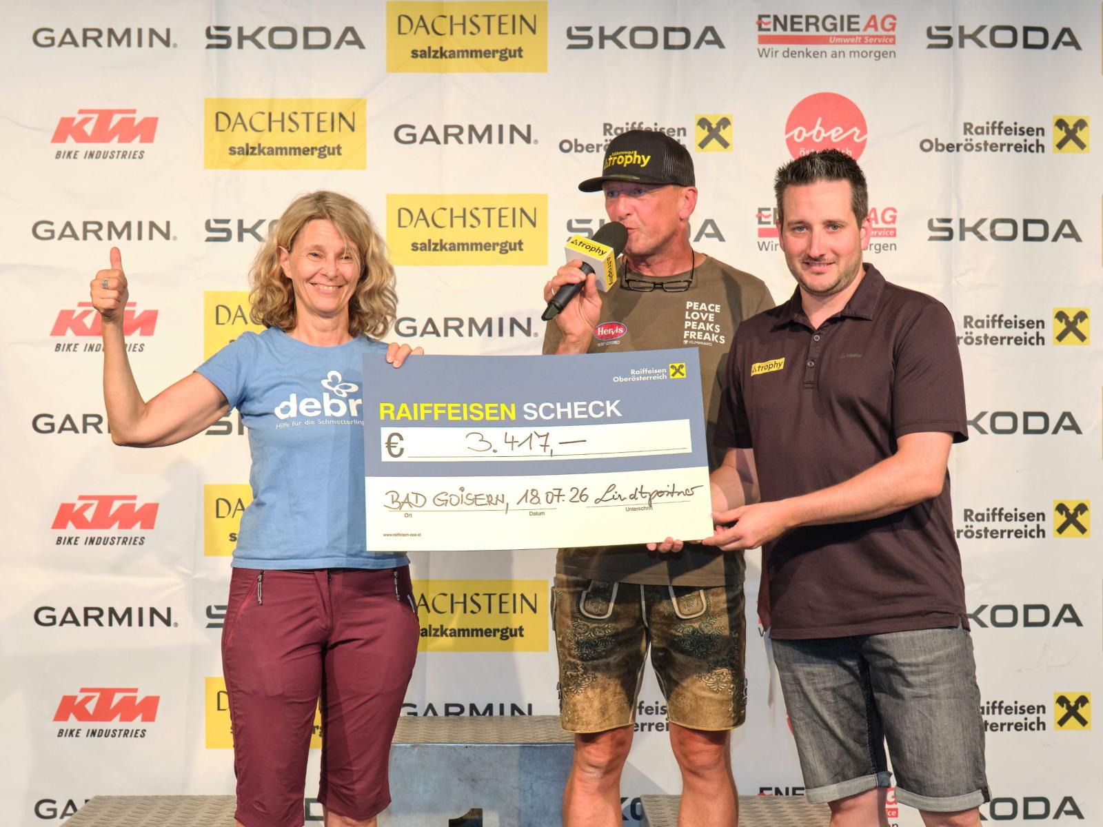 Soziales Engagement seit vielen Jahren: Salzkammergut-Trophy unterstützte erneut die „Schmetterlingskinder“!