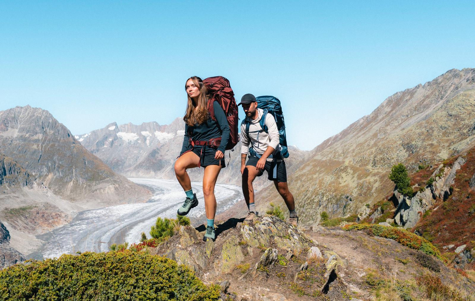 Der Stoff für Wanderschuhe