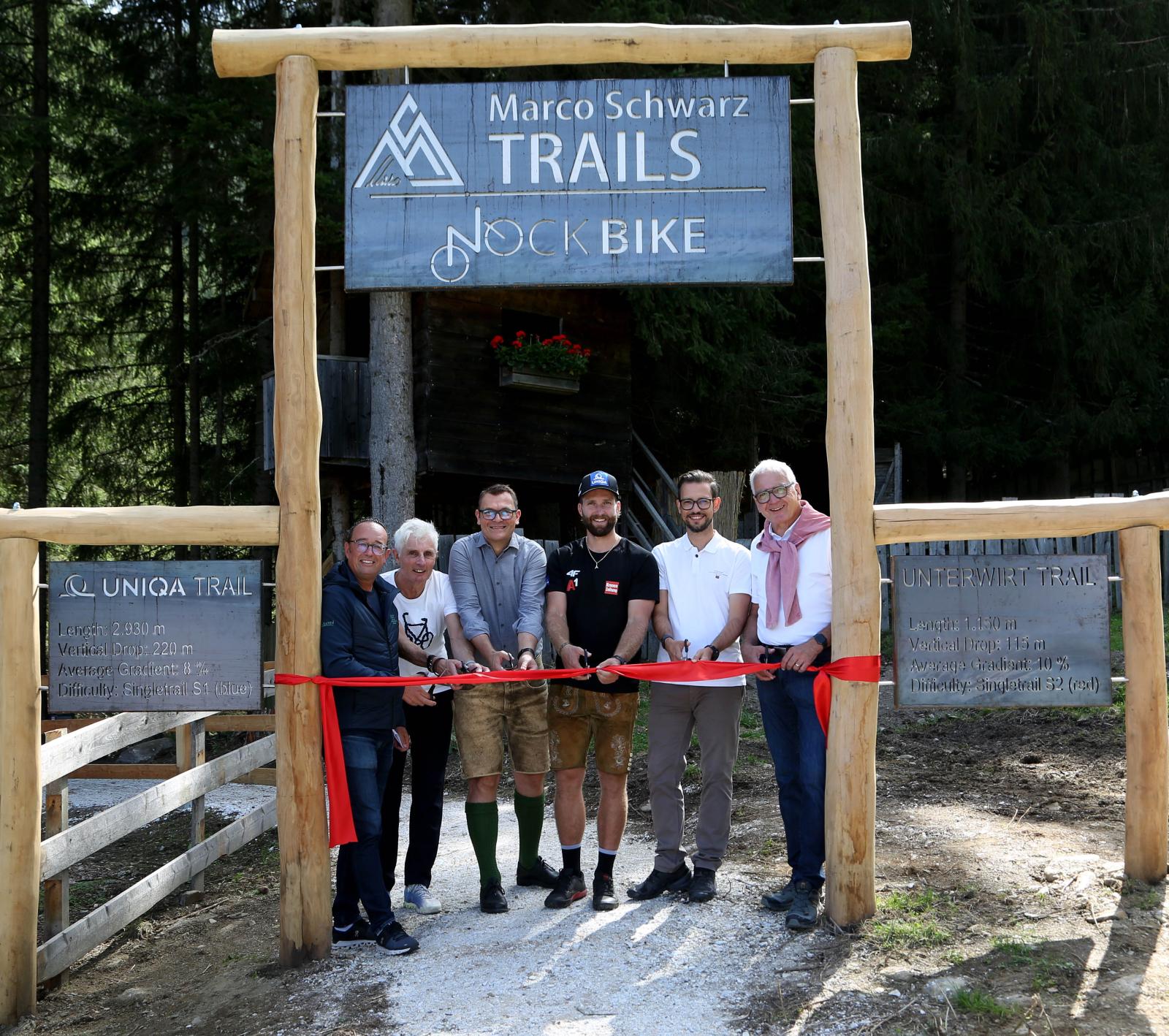 Trailtaufe: Neue „Marco Schwarz Trails“ in Bad Kleinkirchheim offiziell eröffnet