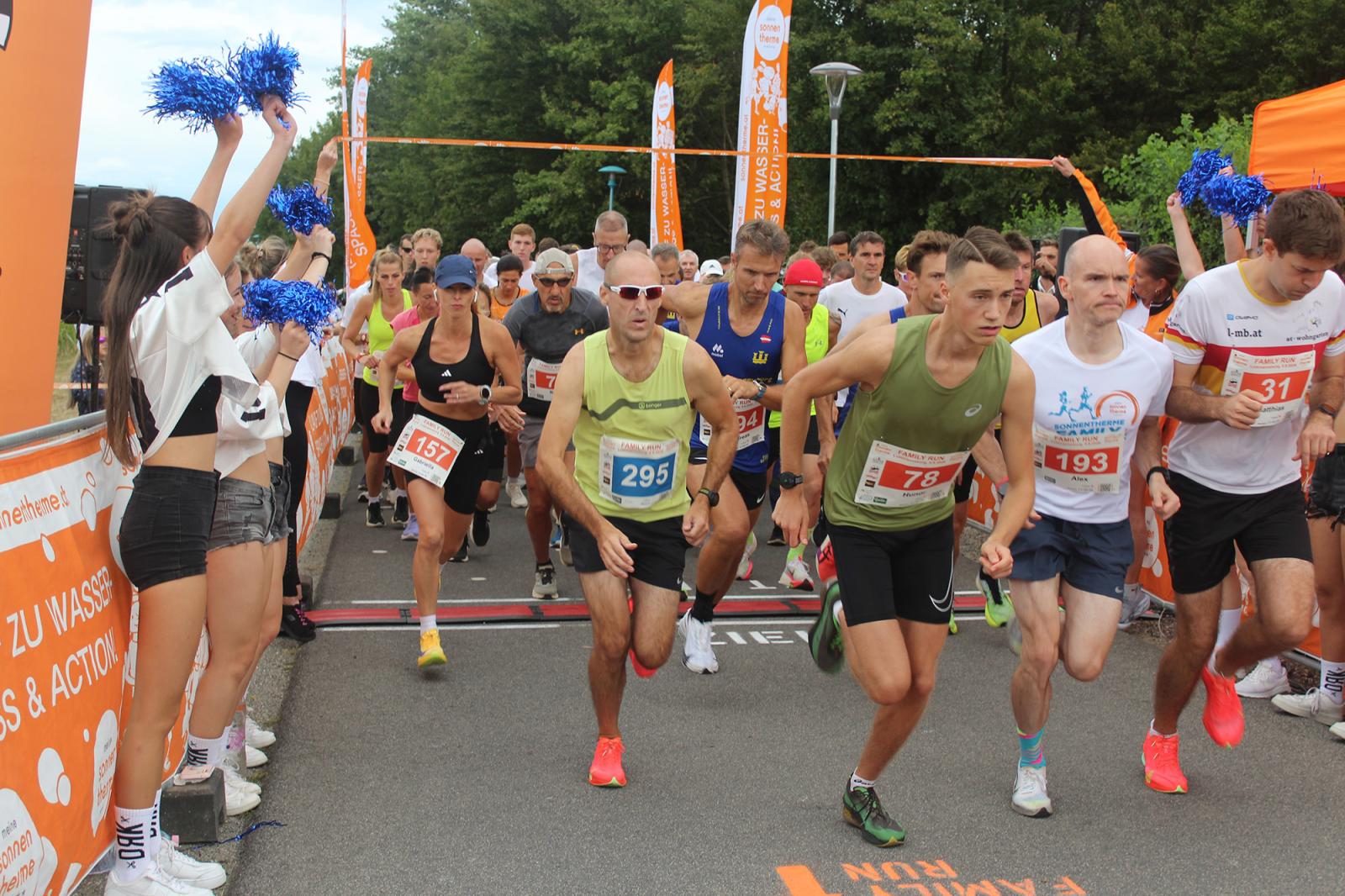 Sonnentherme Family Run: 267 Läufer sorgten für Spitzenzeiten