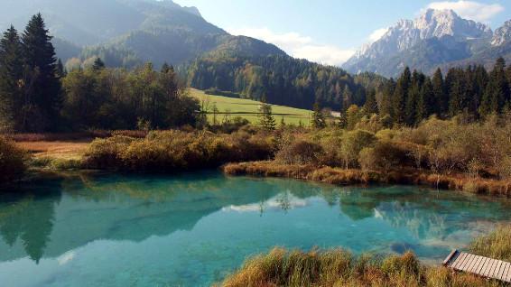 Unterwegs am Alpe-Adria-Trail – Etappe 23: Kranjska Gora - Trenta / Bild: Kärnten Werbung GmbH / AlpeAdriaTrail
