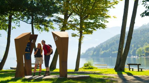 Unterwegs am Alpe-Adria-Trail - Etappe 11:Seeboden Klingerpark / Bild: Alexandra Rieger, Quelle: Kärnten Werbung GmbH - AlpeAdriaTrail