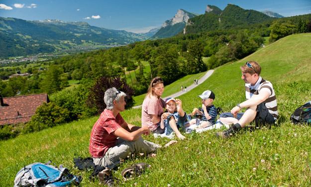 Alpenurlaub gruenen Bereich