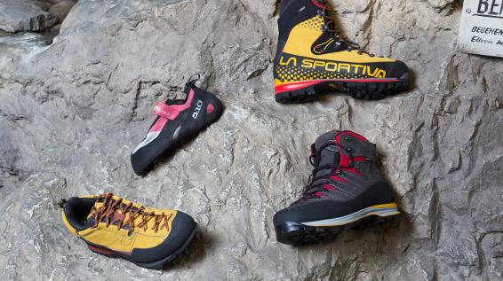Die 4 Bergschuhtypen im Überblick / Bild: Thomas Polzer - aufgenommen bei Gigasport Graz Die 4 Bergschuhtypen im Überblick / Bild: Thomas Polzer - aufgenommen bei Gigasport Graz