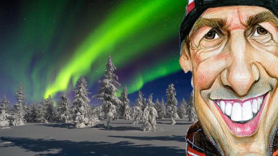 Fit mit Sumi: Videos aus Lappland / Bild: iStock / Oksana_Gracheva // Karikatur: Petar Pismestrovic