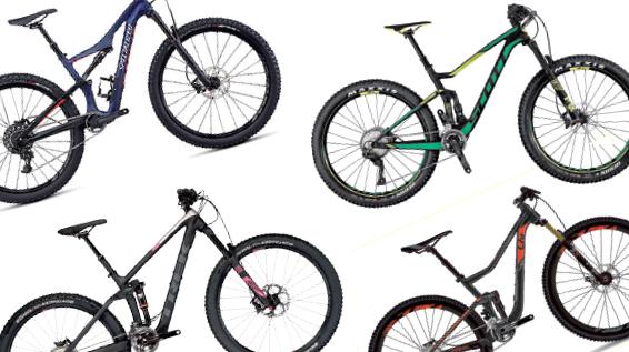 Neuheiten 2017: 4 Mountainbikes für Damen im Vergleich / Bilder: Hersteller / Montage: sportaktiv.com