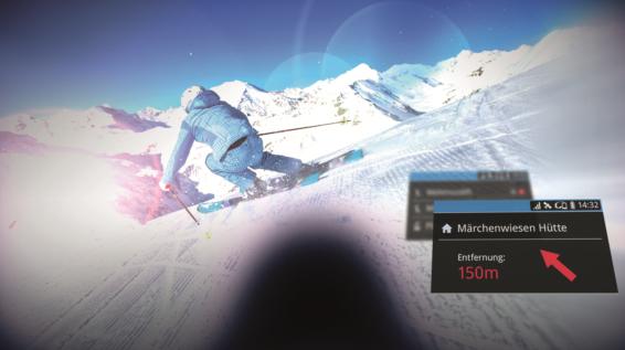 Datenskibrille: Mit Tacho und Navi in Ski Amadé / Bild: Ski Amadé Datenskibrille: Mit Tacho und Navi in Ski Amadé / Bild: Ski Amadé