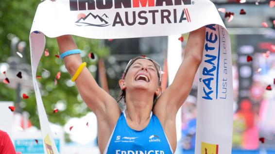 IRONMAN Austria-Gewinnerin Eva Wutti im Interview: "Im eigenen Land zu gewinnen ist traumhaft schön!" / Bild: Erdinger Alkoholfrei