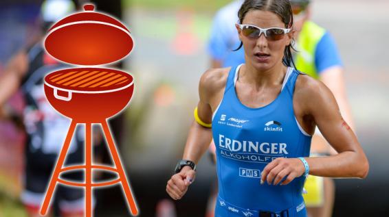 Gewinne einen Grill-Abend mit Ironman Austria-Siegerin Eva Wutti / Bild: Erdinger Alkoholfrei / iStock / maglyvi / Montage