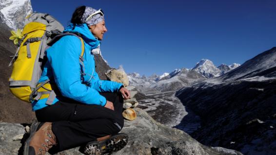 Gerlinde Kaltenbrunner im Interview / Bild: R. Dujmovits Gerlinde Kaltenbrunner im Interview / Bild: R. Dujmovits