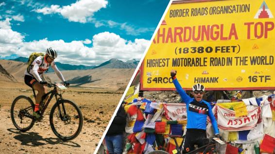 Himalaya: Live dabei beim höchstgelegenen Mountainbike-Rennen der Welt / Bild: Peter Urdl