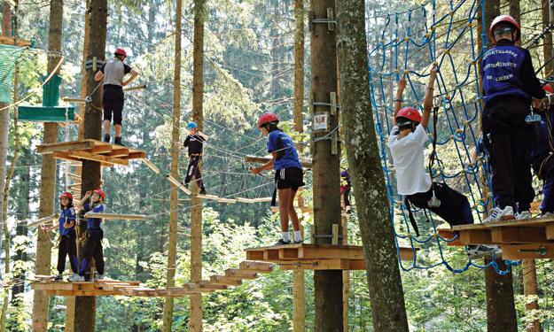 Hochseilgarten / Bild: www.abenteuerpark1.at Hochseilgarten Schwingt euch Baeume