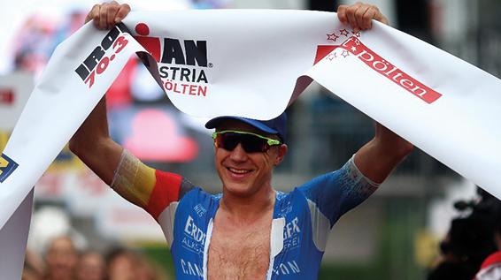 Nils Frommholds Premierensieg in St. Pölten / Bild: Getty Images for IRONMAN