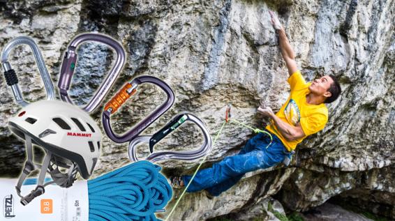 Kletterausrüstung im Check: Wann Material getauscht werden muss / Bild: Mammut / Montage Kletterausrüstung im Check: Wann Material getauscht werden muss / Bild: Mammut / Montage
