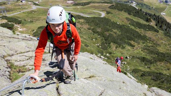 Zuwachs im Klettersteig-Angebot von Galtür: Feierliche Eröffnung des Familienklettersteiges "Little Ballun“ / Bild: Mike Gabl / TVB Paznaun-Ischgl