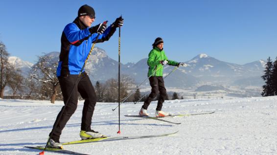 Langlauf in Österreich: Alle in der Spur / Bild: Hohe Salve Tourismus