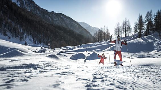Langlaufen im Ahrntal - Südtirol / Bild: TVB Kronplatz / Manuel Kottersteger