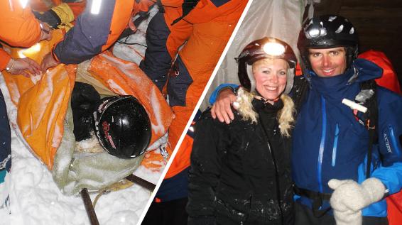 Überleben dank Lawinenairbag: 170 Liter Lebensretter / Bild: KK