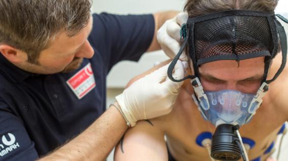 Training 2.0: SPORTaktiv bei der Leistungsdiagnostik / Bild: Thomas Polzer