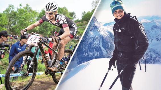 Die Umsteigerin: MTB-Pro Lisi Osl über ihr Winter-Hobby / Bilder: Lisi Osl