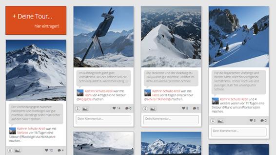 Social Media für Outdoor-Freaks : SPORTaktiv präsentiert mountix.com / Bild: mountix.com