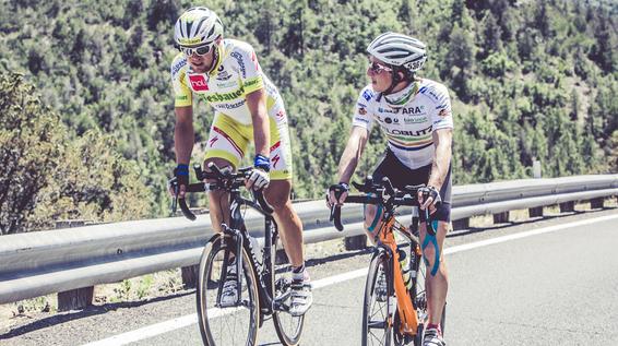 RAAM 2015 - Tag 3: Christoph Strasser und Severin Zotter / Bild: Karelly / lupispuma.com