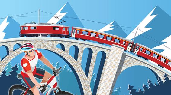 Mittendrin: Radtransport per Bahn als Abenteuer / Bild: iStock / aurielaki / johnnyknez // Montage: sportaktiv.com Mittendrin: Radtransport per Bahn als Abenteuer / Bild: iStock / aurielaki / johnnyknez // Montage: sportaktiv.com