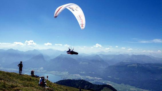 Der Österreicher Paul Guschlbauer gewinnt Red Bull X-Alps Prolog 2015 / Bild: Kelvin Trautman / Red Bull Content Pool