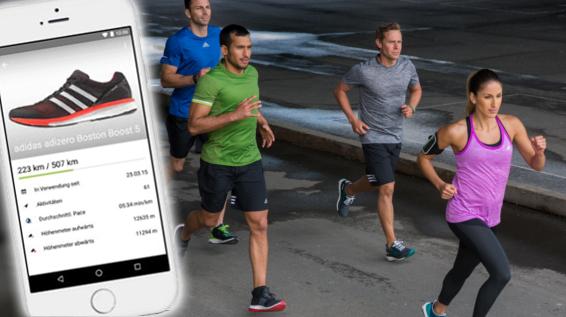 Schuh-Tracking: Ermittle die Lebensdauer deines Laufschuhs mit Runtastic / Bild: Runtastic / Montage: sportaktiv.com Schuh-Tracking: Ermittle die Lebensdauer deines Laufschuhs mit Runtastic / Bild: Runtastic