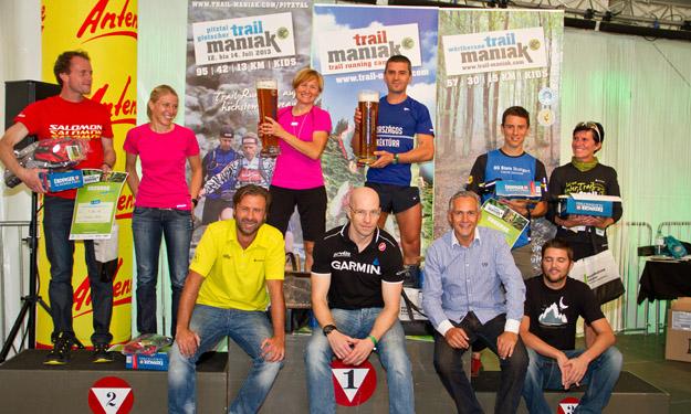 Bild: Wörthersee Trail Strahlende Sieger des 57 km Trail-Maniaks