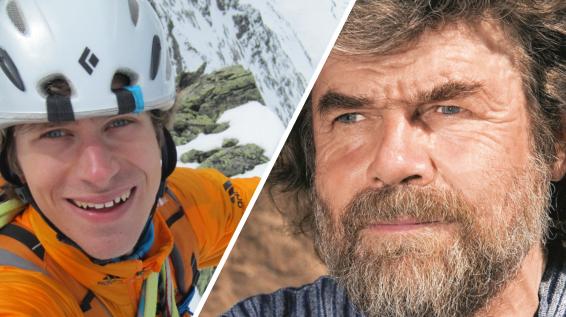 Zwei Generationen, eine Leidenschaft: Simon und Reinhold Messner / Bild: privat
