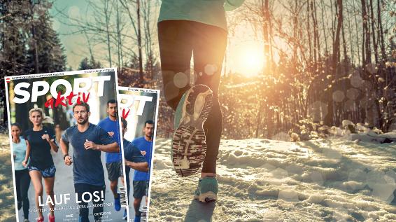 Das neue SPORTaktiv Magazin mit großem Run Special ab 9. Februar erhältlich! / Bild: iStock / yuran-78 / Magazincover: Runtastic