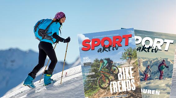 Ab 5. Oktober erhältlich: Das neue SPORTaktiv Magazin mit großem Skitourenguide 2017! / Bild: iStock / michelangeloop // Cover Stammheft: Scott Sports // Cover Skitourenguide: LEKI Skitouring / Hansi Heckmaier