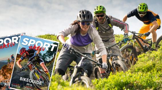 Das neue SPORTaktiv Magazin mit großem Bikeguide ab 7. April erhältlich! / Bild: Specialized / Ortovox / Hansi Heckmayr / ORBEA BIKES