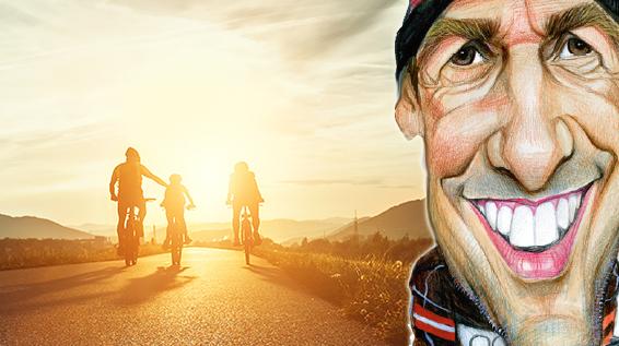 Fit mit Sumi: Urlaub mit oder ohne Sport? / Bild: iStock / Solovyova // Karikatur: Petar Pismestrovic