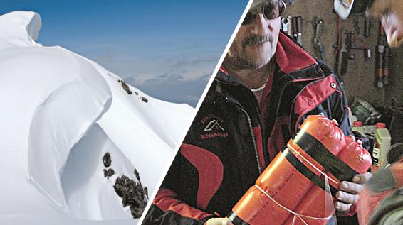 Explosionen am Berg: Mit dem Sprengtrupp gegen die Lawinengefahr / Bild: Lawinenwarndienst Tirol / Stephanie Dirnbacher