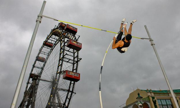 Stabhochsprung Riesenradplatz